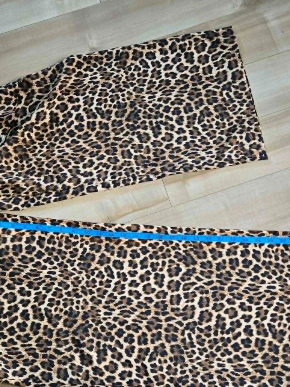 ZARA Leopard Print Satin Wide Leg Jumpsuit Size Medium Animal Print Cami Romper - Picture 3 of 13